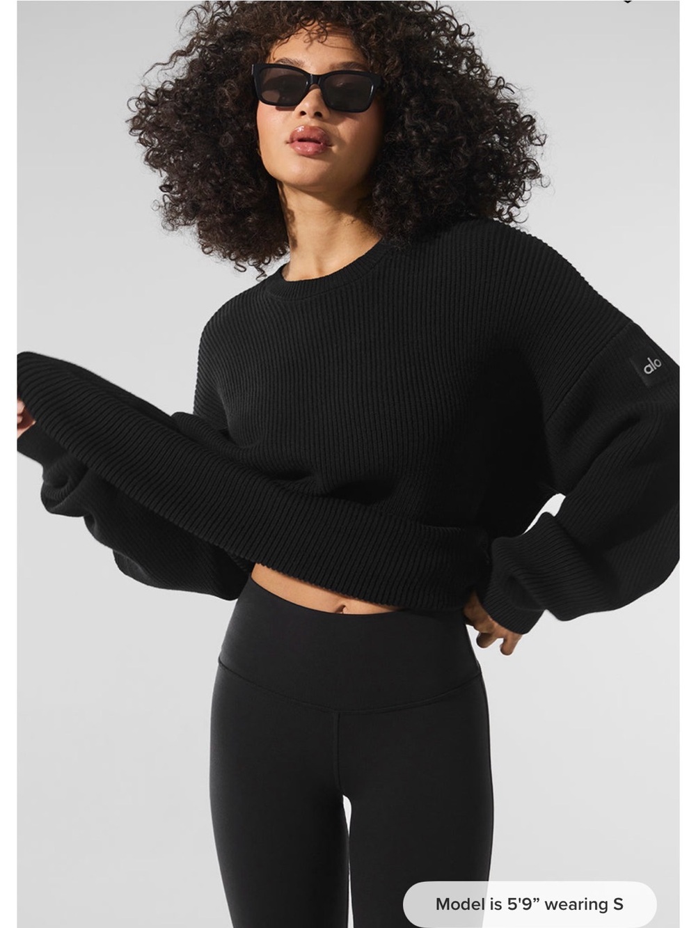 ALO Yoga Domain Rib Knit Sweater